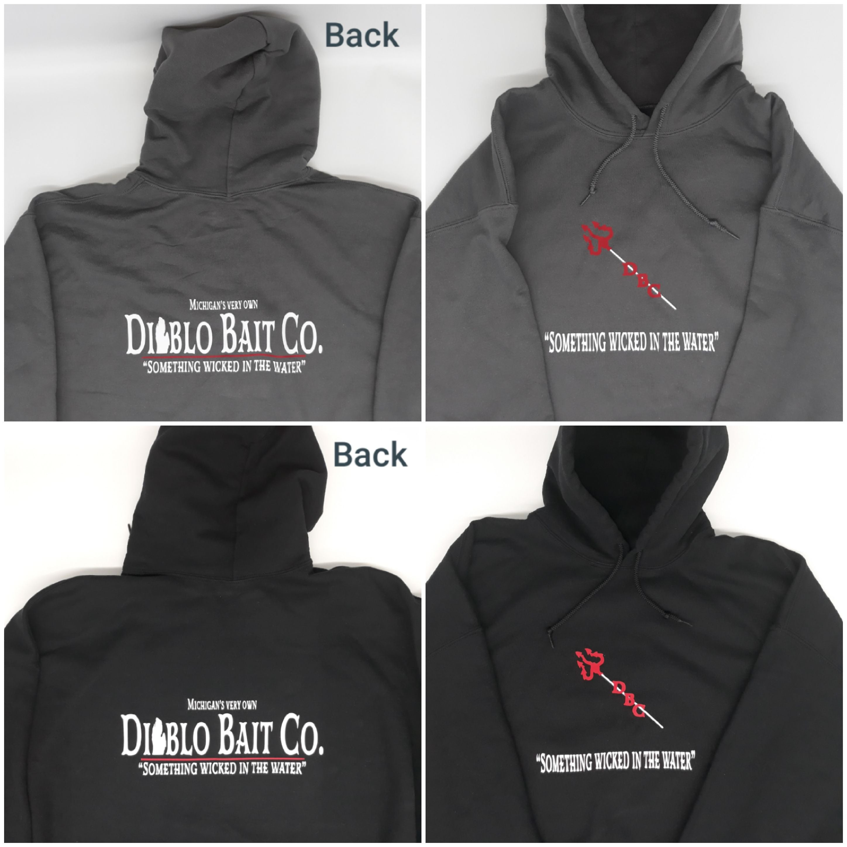 Diablo Hoodies Printed Front and Back