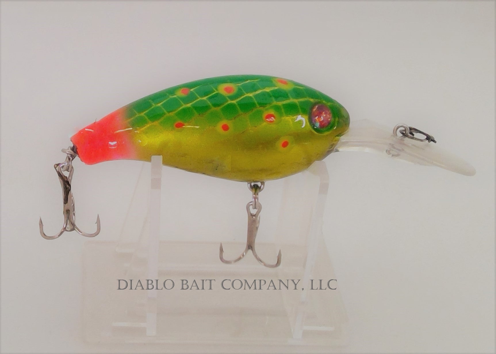 "KO" Deep Diver Crankbait- Green Gobbler