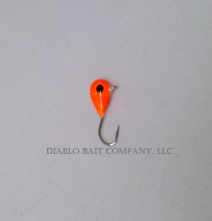 Tungsten Ice Jig- Orangesickle