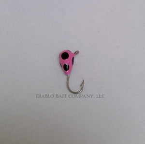 Tungsten Ice Jig- Pinky Black